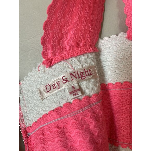 Day & Night Neon Pink Ballerina Stretch Band Dress, Knee Length,‎ Slimming, SZ S - Picture 7 of 7